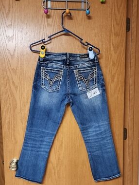 Vigoss jean capri womens 30x22 number 5025